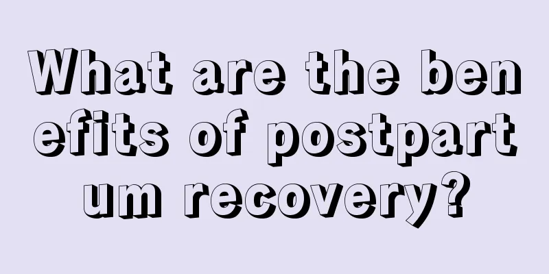 What are the benefits of postpartum recovery?