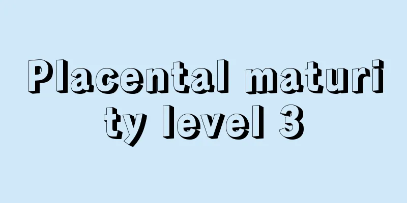 Placental maturity level 3