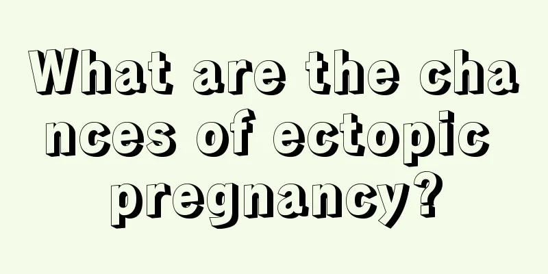 What are the chances of ectopic pregnancy?