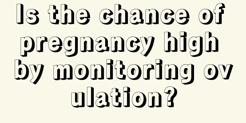 Is the chance of pregnancy high by monitoring ovulation?