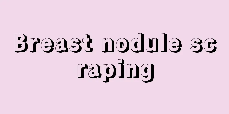 Breast nodule scraping