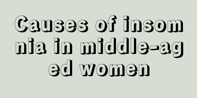 Causes of insomnia in middle-aged women