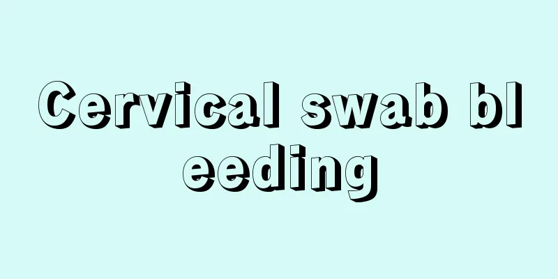 Cervical swab bleeding