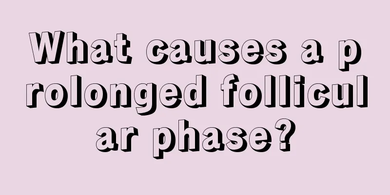 What causes a prolonged follicular phase?