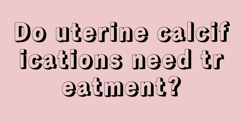 Do uterine calcifications need treatment?