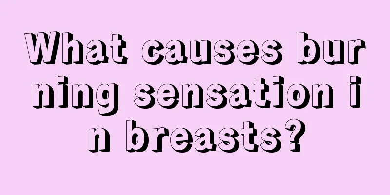 What causes burning sensation in breasts?