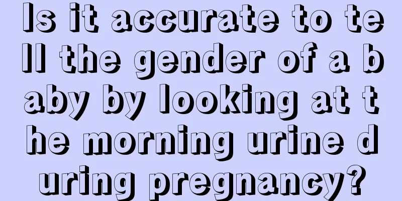 Is it accurate to tell the gender of a baby by looking at the morning urine during pregnancy?