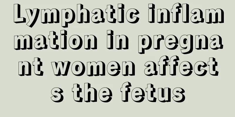 Lymphatic inflammation in pregnant women affects the fetus