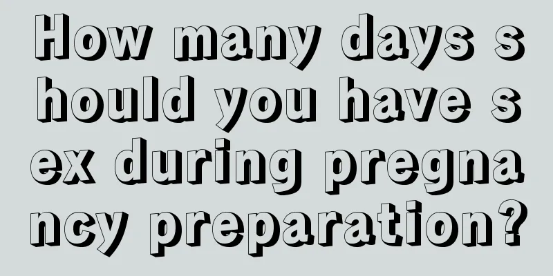 How many days should you have sex during pregnancy preparation?