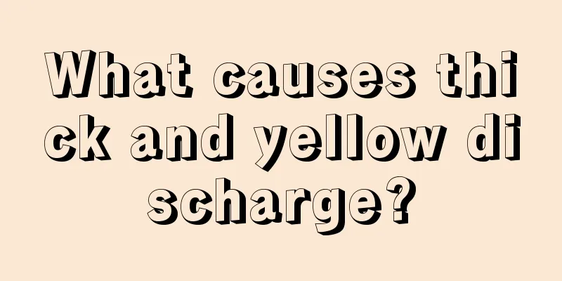 What causes thick and yellow discharge?