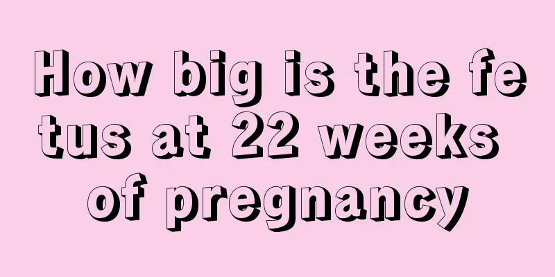 How big is the fetus at 22 weeks of pregnancy