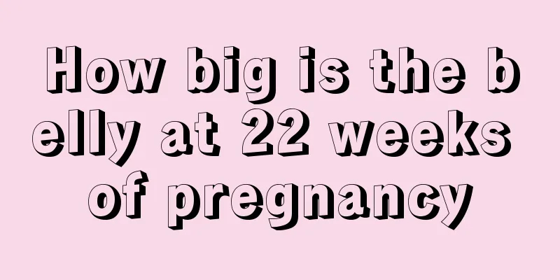 How big is the belly at 22 weeks of pregnancy