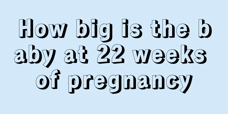 How big is the baby at 22 weeks of pregnancy