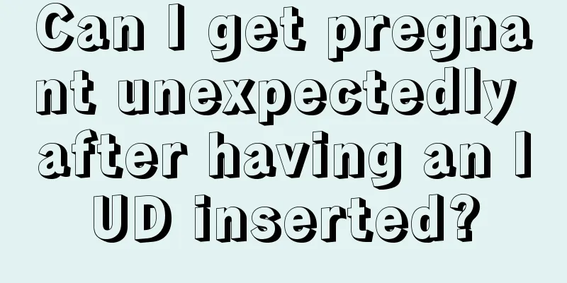 Can I get pregnant unexpectedly after having an IUD inserted?