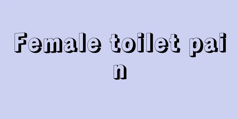 Female toilet pain