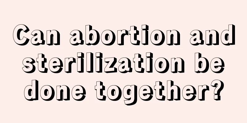 Can abortion and sterilization be done together?