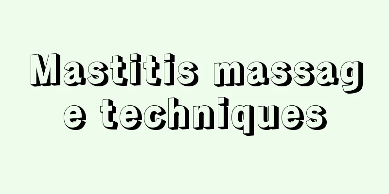 Mastitis massage techniques