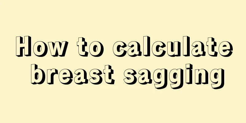 How to calculate breast sagging