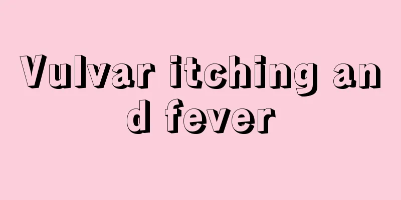 Vulvar itching and fever