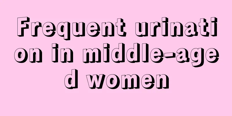 Frequent urination in middle-aged women