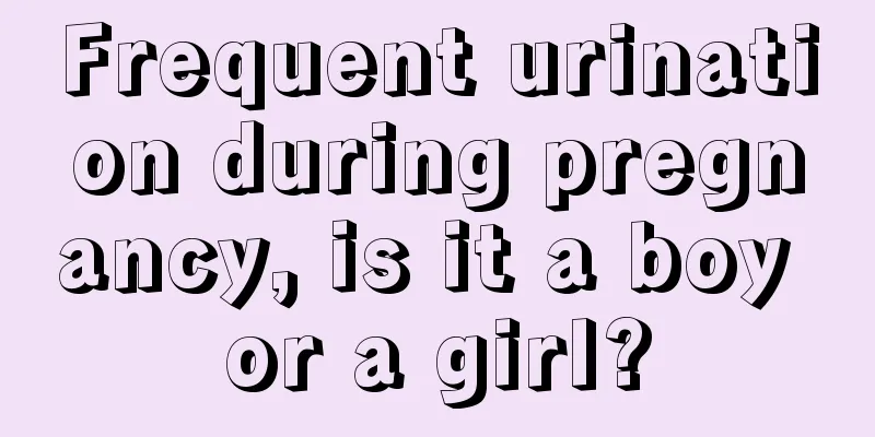 Frequent urination during pregnancy, is it a boy or a girl?