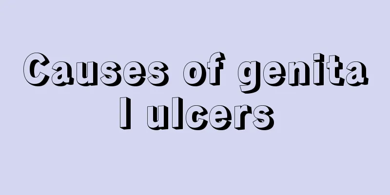 Causes of genital ulcers