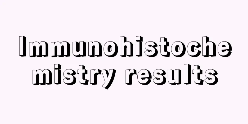 Immunohistochemistry results