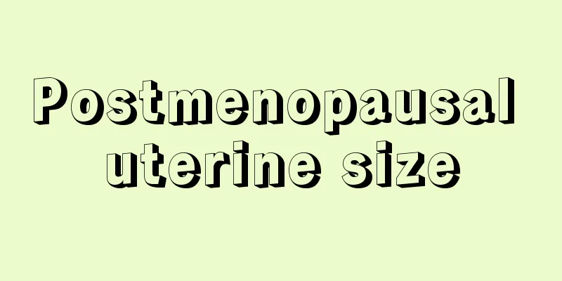 Postmenopausal uterine size