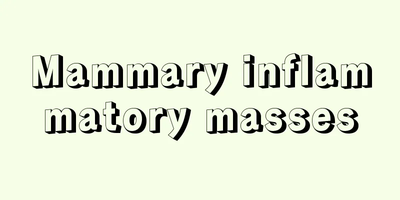 Mammary inflammatory masses