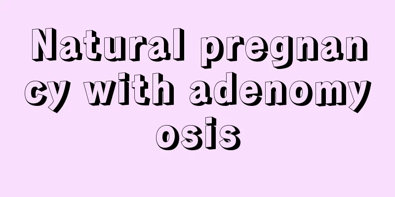 Natural pregnancy with adenomyosis