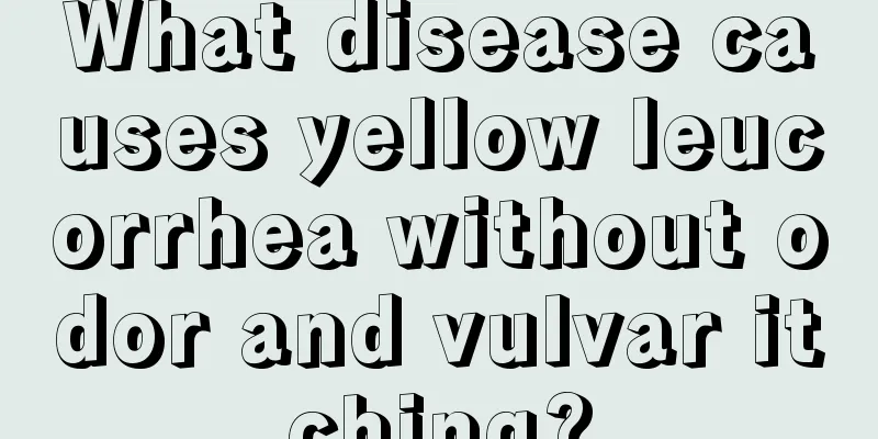 What disease causes yellow leucorrhea without odor and vulvar itching?