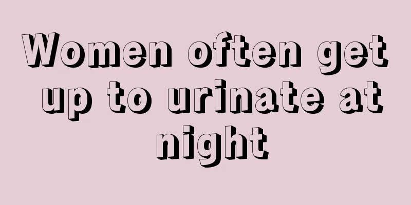 Women often get up to urinate at night