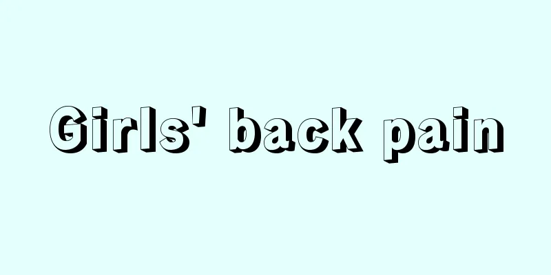 Girls' back pain