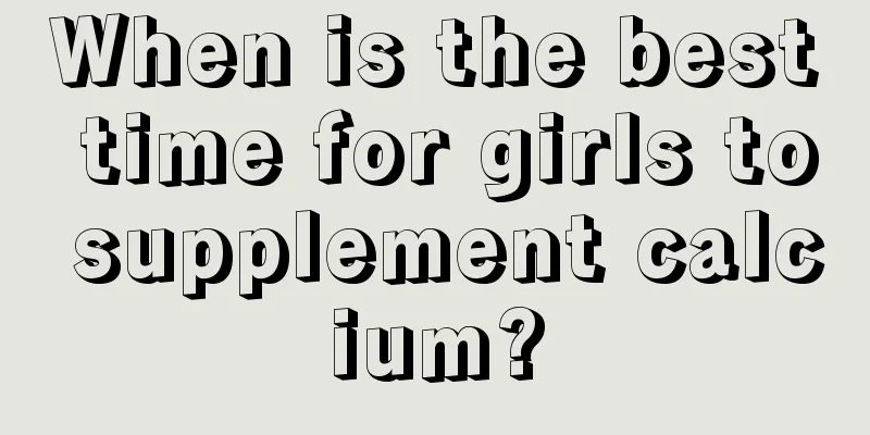 When is the best time for girls to supplement calcium?