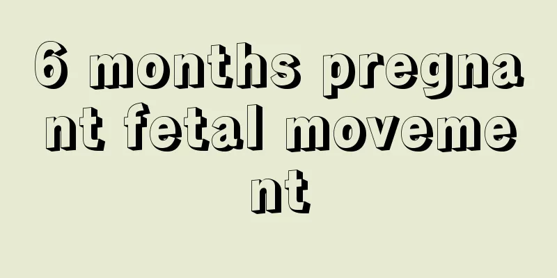 6 months pregnant fetal movement