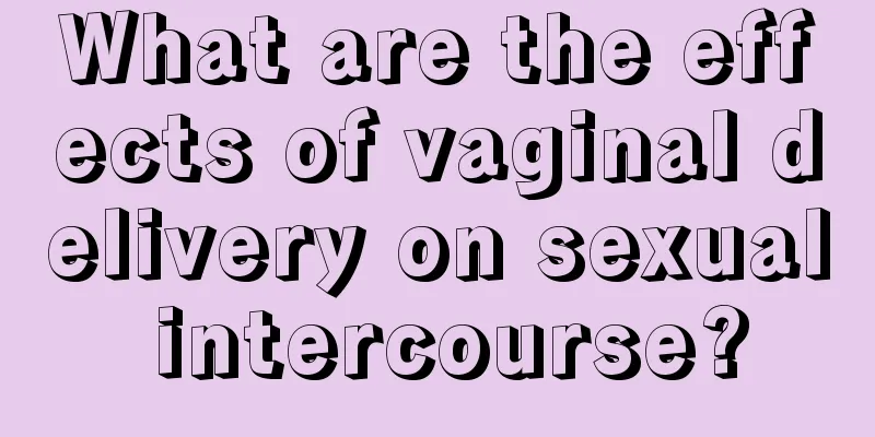 What are the effects of vaginal delivery on sexual intercourse?