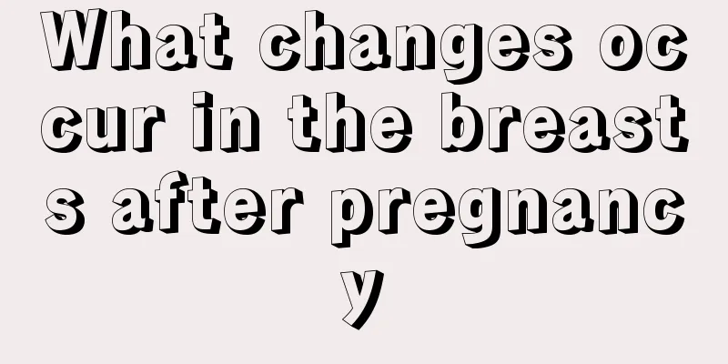 What changes occur in the breasts after pregnancy