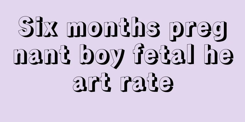 Six months pregnant boy fetal heart rate