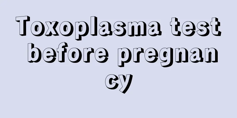 Toxoplasma test before pregnancy