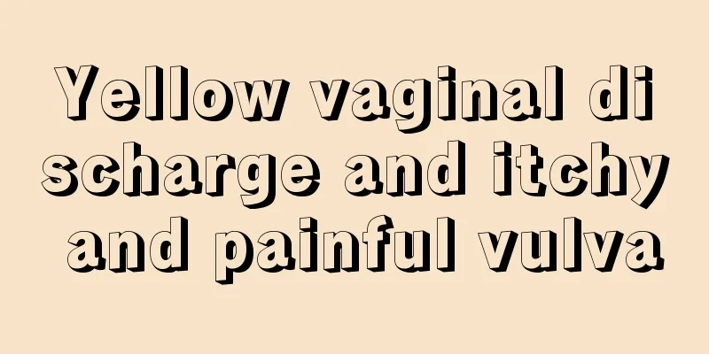 Yellow vaginal discharge and itchy and painful vulva