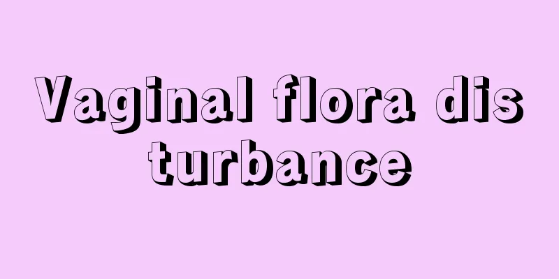 Vaginal flora disturbance