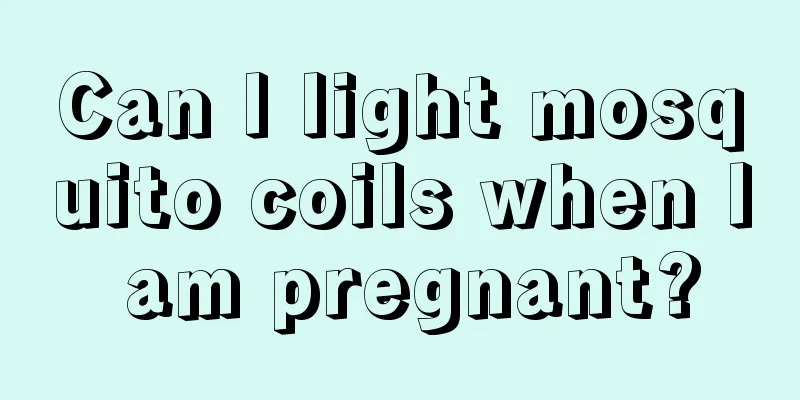 Can I light mosquito coils when I am pregnant?