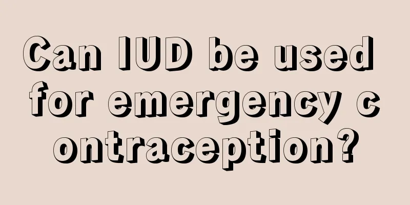 Can IUD be used for emergency contraception?