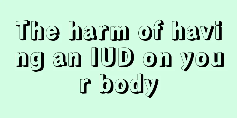 The harm of having an IUD on your body