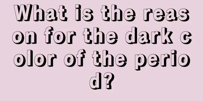 What is the reason for the dark color of the period?