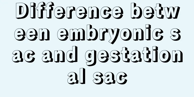 Difference between embryonic sac and gestational sac