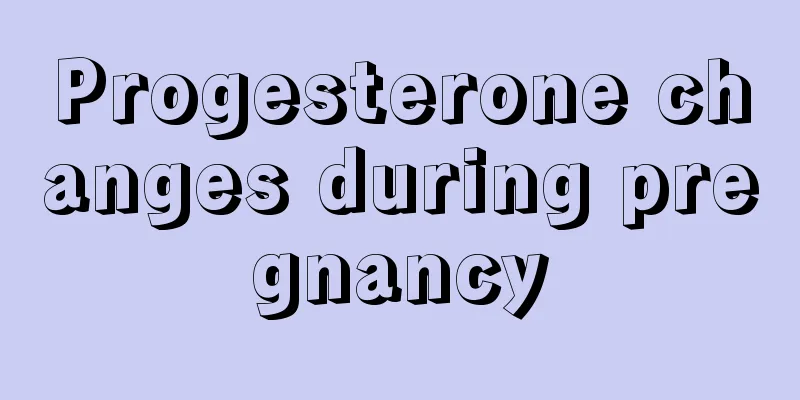 Progesterone changes during pregnancy