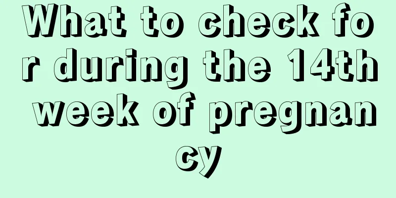 What to check for during the 14th week of pregnancy