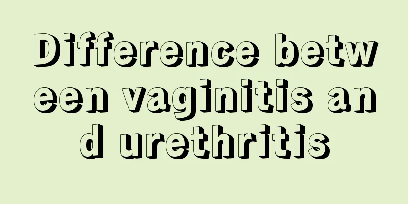 Difference between vaginitis and urethritis