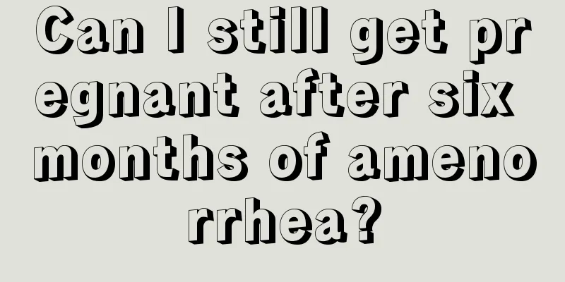 Can I still get pregnant after six months of amenorrhea?